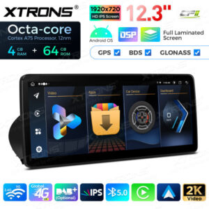12,3 Zoll Octa Core 4 + 64 GB Global 4G LTE Android Autoradio Multimedia-Player mit vollständig laminiertem Bildschirm für BMW 3er E90 / E91 / E92 / E93 / M3 CCC – Bild 12