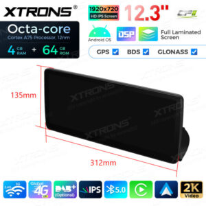 12,3 Zoll Octa Core 4 + 64 GB Global 4G LTE Android Autoradio Multimedia-Player mit vollständig laminiertem Bildschirm für BMW 3er E90 / E91 / E92 / E93 / M3 CCC – Bild 17