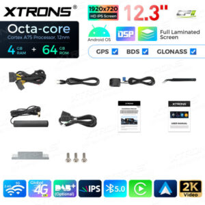 12,3 Zoll Octa Core 4 + 64 GB Global 4G LTE Android Autoradio Multimedia-Player mit vollständig laminiertem Bildschirm für BMW 3er E90 / E91 / E92 / E93 / M3 CCC – Bild 18