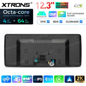 12,3 Zoll Octa Core 4 + 64 GB Global 4G LTE Android Autoradio Multimedia-Player mit vollständig laminiertem Bildschirm für BMW 1er E81 / E82 / E87 / E88 CIC – Bild 16