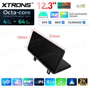12,3 Zoll Octa Core 4 + 64 GB Global 4G LTE Android Autoradio Multimedia-Player mit vollständig laminiertem Bildschirm für BMW 1er E81 / E82 / E87 / E88 CIC – Bild 17