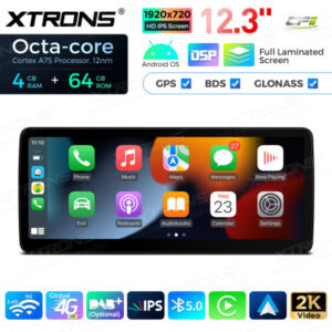 12,3-Zoll-Octa Core 4 + 64 GB Global 4G LTE Android Auto-Stereo-Multimedia-Player mit vollständig laminiertem Bildschirm für BMW 3er E90 / E91 / E92 / E93 / M3 CIC – Bild 9