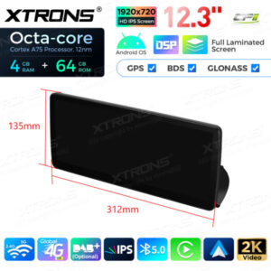 12,3-Zoll-Octa Core 4 + 64 GB Global 4G LTE Android Auto-Stereo-Multimedia-Player mit vollständig laminiertem Bildschirm für BMW 3er E90 / E91 / E92 / E93 / M3 CIC – Bild 17