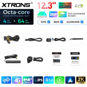 12,3 Zoll Octa Core 4 + 64 GB Global 4G LTE Android Autoradio Multimedia-Player mit vollständig laminiertem Bildschirm für BMW 5er F10 / F11 CIC – Bild 18