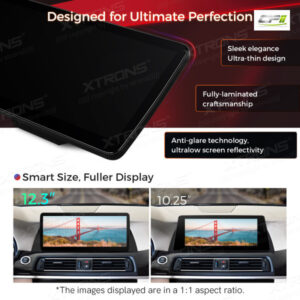 12,3 Zoll Octa Core 4 + 64 GB Global 4G LTE Android Autoradio Multimedia-Player mit vollständig laminiertem Bildschirm für BMW 5er F10 / F11 CIC – Bild 3