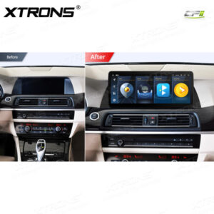 Alternative view of 12,3 Zoll Octa Core 4 + 64 GB Global 4G LTE Android Autoradio Multimedia-Player mit vollständig laminiertem Bildschirm für BMW 5er F10 / F11 CIC