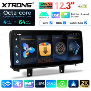 12,3 Zoll Octa Core 4 + 64 GB Global 4G LTE Android Autoradio Multimedia Player mit vollständig laminiertem Bildschirm für BMW 7er F01 / F02 CIC – Bild 12