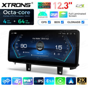 12,3 Zoll Octa Core 4 + 64 GB Global 4G LTE Android Autoradio Multimedia Player mit vollständig laminiertem Bildschirm für BMW 7er F01 / F02 CIC – Bild 14
