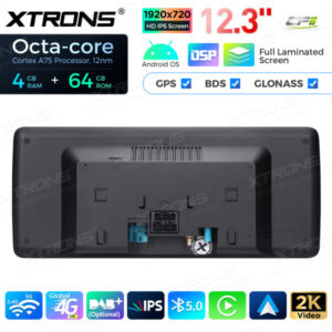 12,3 Zoll Octa Core 4 + 64 GB Global 4G LTE Android Autoradio Multimedia Player mit vollständig laminiertem Bildschirm für BMW 7er F01 / F02 CIC – Bild 16