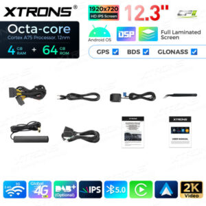 12,3 Zoll Octa Core 4 + 64 GB Global 4G LTE Android Autoradio Multimedia Player mit vollständig laminiertem Bildschirm für BMW 7er F01 / F02 CIC – Bild 18