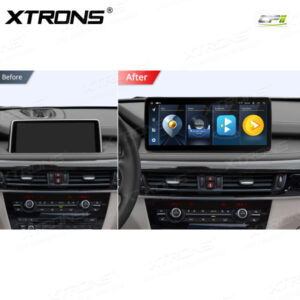 Alternative view of 12,3 Zoll Octa Core 4 + 64 GB Global 4G LTE Android Autoradio Multimedia Player mit vollständig laminiertem Bildschirm für BMW 7er F01 / F02 CIC