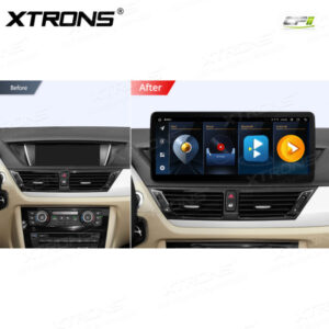 Alternative view of 12,3 Zoll Octa Core 4 + 64 GB Global 4G LTE Android Autoradio Multimedia-Player mit vollständig laminiertem Bildschirm für BMW X1 E84 CIC