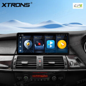 12,3-Zoll-Octa Core 4 + 64 GB Global 4G LTE Android Auto-Stereo-Multimedia-Player mit vollständig laminiertem Bildschirm für BMW X5 E70 / X6 E71 CIC Lenkrad Rechts – Bild 3