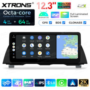 12,3 Zoll Octa Core 4 + 64 GB Global 4G LTE Android Autoradio Multimedia-Player mit vollständig laminiertem Bildschirm für BMW 5er F10 / F11 NBT – Bild 10