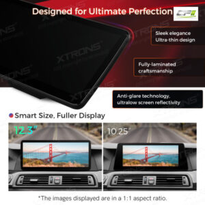 12,3 Zoll Octa Core 4 + 64 GB Global 4G LTE Android Autoradio Multimedia-Player mit vollständig laminiertem Bildschirm für BMW 5er F10 / F11 NBT – Bild 3