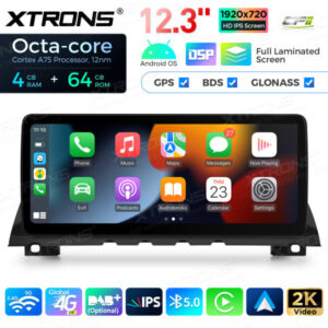 12,3 Zoll Octa Core 4 + 64 GB Global 4G LTE Android Autoradio Multimedia-Player mit vollständig laminiertem Bildschirm für BMW 7er F01 / F02 NBT – Bild 9