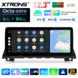 12,3 Zoll Octa Core 4 + 64 GB Global 4G LTE Android Autoradio Multimedia-Player mit vollständig laminiertem Bildschirm für BMW 7er F01 / F02 NBT – Bild 10