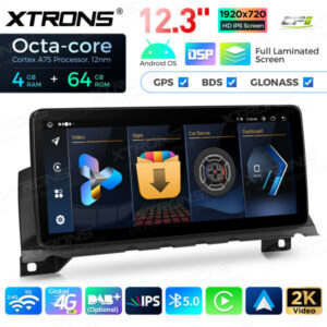12,3 Zoll Octa Core 4 + 64 GB Global 4G LTE Android Autoradio Multimedia-Player mit vollständig laminiertem Bildschirm für BMW 7er F01 / F02 NBT – Bild 11