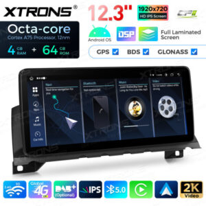 12,3 Zoll Octa Core 4 + 64 GB Global 4G LTE Android Autoradio Multimedia-Player mit vollständig laminiertem Bildschirm für BMW 7er F01 / F02 NBT – Bild 12