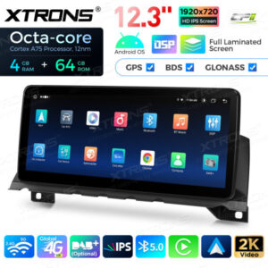 12,3 Zoll Octa Core 4 + 64 GB Global 4G LTE Android Autoradio Multimedia-Player mit vollständig laminiertem Bildschirm für BMW 7er F01 / F02 NBT – Bild 15
