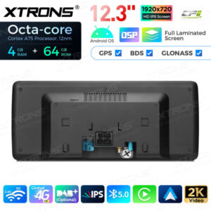 12,3 Zoll Octa Core 4 + 64 GB Global 4G LTE Android Autoradio Multimedia-Player mit vollständig laminiertem Bildschirm für BMW 7er F01 / F02 NBT – Bild 16