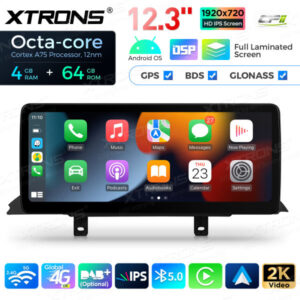 12,3 Zoll Octa Core 4 + 64 GB Global 4G LTE Android Autoradio Multimedia-Player mit vollständig laminiertem Bildschirm für BMW 3er F30 F31 F34 F35 / 4er F32 F33 F36 NBT – Bild 9