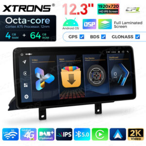 12,3 Zoll Octa Core 4 + 64 GB Global 4G LTE Android Autoradio Multimedia-Player mit vollständig laminiertem Bildschirm für BMW 3er F30 F31 F34 F35 / 4er F32 F33 F36 NBT – Bild 12