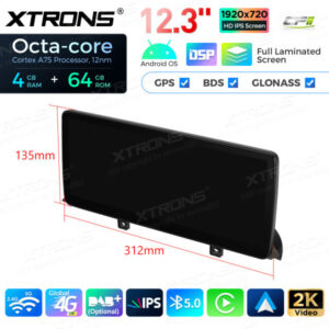 12,3 Zoll Octa Core 4 + 64 GB Global 4G LTE Android Autoradio Multimedia-Player mit vollständig laminiertem Bildschirm für BMW 3er F30 F31 F34 F35 / 4er F32 F33 F36 NBT – Bild 17