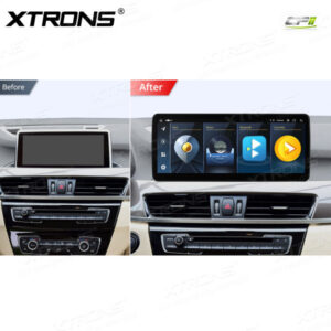 Alternative view of 12,3 Zoll Octa Core 4 + 64 GB Global 4G LTE Android Autoradio Multimedia Player mit vollständig laminiertem Bildschirm für BMW X1 F48 NBT