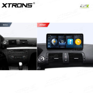 Alternative view of 12,3-Zoll-Octa Core 4 + 64 GB Global 4G LTE Android Auto-Stereo-Multimedia-Player mit vollständig laminiertem Bildschirm für BMW 1er E81 / E82 / E87 / E88 ohne Original-Display