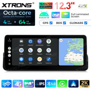 12,3 Zoll Octa Core 4 + 64 GB Global 4G LTE Android Autoradio Multimedia Player mit vollständig laminiertem Bildschirm für BMW 3er E90 / E91 / E92 / E93 ohne Originaldisplay – Bild 10