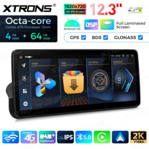 12,3 Zoll Octa Core 4 + 64 GB Global 4G LTE Android Autoradio Multimedia Player mit vollständig laminiertem Bildschirm für BMW 3er E90 / E91 / E92 / E93 ohne Originaldisplay – Bild 12