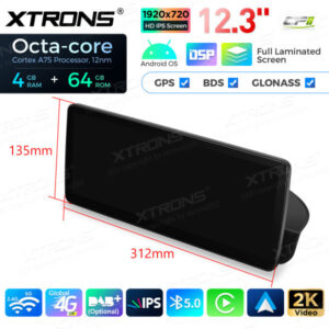 12,3 Zoll Octa Core 4 + 64 GB Global 4G LTE Android Autoradio Multimedia Player mit vollständig laminiertem Bildschirm für BMW 3er E90 / E91 / E92 / E93 ohne Originaldisplay – Bild 16