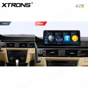 Alternative view of 12,3 Zoll Octa Core 4 + 64 GB Global 4G LTE Android Autoradio Multimedia Player mit vollständig laminiertem Bildschirm für BMW 3er E90 / E91 / E92 / E93 ohne Originaldisplay