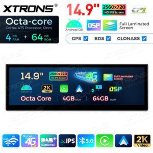 14,9 Zoll Octa Core 4 + 64 GB Global 4G LTE Android Autoradio Multimedia-Player mit vollständig laminiertem Bildschirm für BMW 3er E90 / E91 / E92 / E93 / M3 CCC – Bild 6