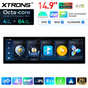 14,9 Zoll Octa Core 4 + 64 GB Global 4G LTE Android Autoradio Multimedia-Player mit vollständig laminiertem Bildschirm für BMW 3er E90 / E91 / E92 / E93 / M3 CCC – Bild 7