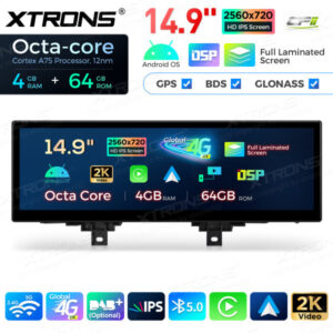 14,9 Zoll Octa Core 4 + 64 GB Global 4G LTE Android Autoradio Multimedia-Player mit vollständig laminiertem Bildschirm für BMW 3er F30 F31 F34 / 4er F32 F33 F36 NBT – Bild 6