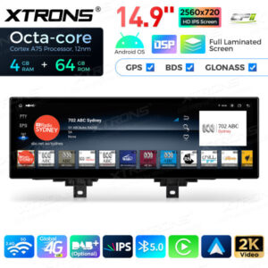 14,9 Zoll Octa Core 4 + 64 GB Global 4G LTE Android Autoradio Multimedia-Player mit vollständig laminiertem Bildschirm für BMW 3er F30 F31 F34 / 4er F32 F33 F36 NBT – Bild 10