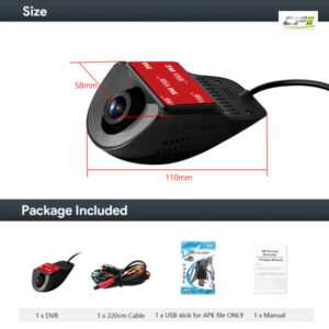 Wi-Fi DVR Autokamera Videorekorder Dashcam – Bild 9