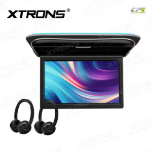 11,6-Zoll-HD-Digital-TFT 1366 * 768-Bildschirm Ultradünner auf dem Auto-TV-Dach montierter Player mit eingebauten Lautspreche