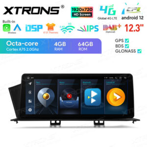12,3-Zoll-Android-Octa-Core-Autoradio-Multimedia-Player mit 1920 * 720 HD-Bildschirm Maßgeschneiderte Passform für Honda Accord