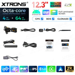 12,3 Zoll Octa Core 4 + 64 GB Global 4G LTE Android Autoradio Multimedia-Player mit vollständig laminiertem Bildschirm für BMW 3er F30 F31 F34 F35 G20 / 4er F32 F33 F36 NBT EVO System Lenkrad Links – Bild 18