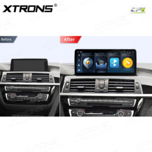 Alternative view of 12,3 Zoll Octa Core 4 + 64 GB Global 4G LTE Android Autoradio Multimedia-Player mit vollständig laminiertem Bildschirm für BMW 3er F30 F31 F34 F35 G20 / 4er F32 F33 F36 NBT EVO System Lenkrad Links