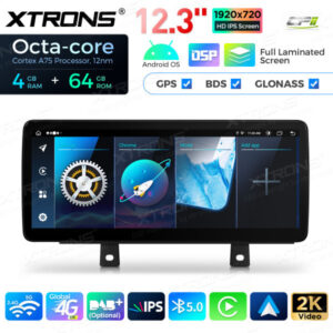 12,3 Zoll Octa Core 4 + 64 GB Global 4G LTE Android Autoradio Multimedia-Player mit vollständig laminiertem Bildschirm für BMW 3er F30 F31 F34 F35 G20 / 4er F32 F33 F36 NBT EVO System Lenkrad Rechts – Bild 6