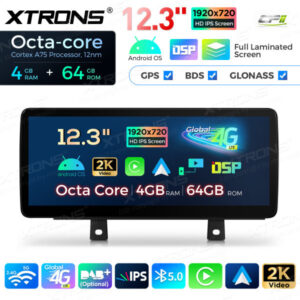 12,3 Zoll Octa Core 4 + 64 GB Global 4G LTE Android Autoradio Multimedia-Player mit vollständig laminiertem Bildschirm für BMW 3er F30 F31 F34 F35 G20 / 4er F32 F33 F36 NBT EVO System Lenkrad Rechts – Bild 8