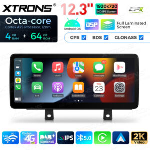 12,3 Zoll Octa Core 4 + 64 GB Global 4G LTE Android Autoradio Multimedia-Player mit vollständig laminiertem Bildschirm für BMW 3er F30 F31 F34 F35 G20 / 4er F32 F33 F36 NBT EVO System Lenkrad Rechts – Bild 10
