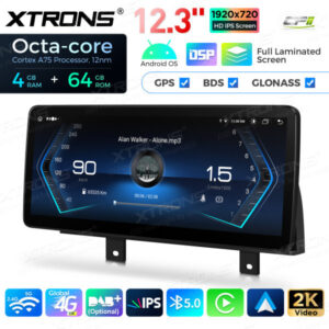 12,3 Zoll Octa Core 4 + 64 GB Global 4G LTE Android Autoradio Multimedia-Player mit vollständig laminiertem Bildschirm für BMW 3er F30 F31 F34 F35 G20 / 4er F32 F33 F36 NBT EVO System Lenkrad Rechts – Bild 14