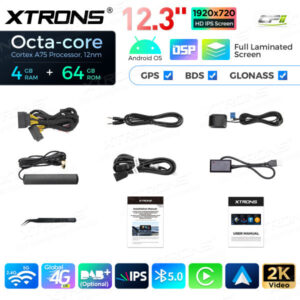 12,3 Zoll Octa Core 4 + 64 GB Global 4G LTE Android Autoradio Multimedia-Player mit vollständig laminiertem Bildschirm für BMW 3er F30 F31 F34 F35 G20 / 4er F32 F33 F36 NBT EVO System Lenkrad Rechts – Bild 18