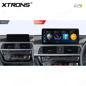 Alternative view of 12,3 Zoll Octa Core 4 + 64 GB Global 4G LTE Android Autoradio Multimedia-Player mit vollständig laminiertem Bildschirm für BMW 3er F30 F31 F34 F35 G20 / 4er F32 F33 F36 NBT EVO System Lenkrad Rechts