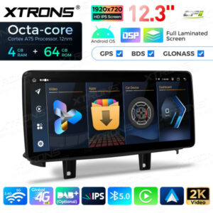12,3 Zoll Octa Core 4 + 64 GB Global 4G LTE Android Autoradio Multimedia-Player mit vollständig laminiertem Bildschirm für BMW X5 F15 / X6 F16 NBT EVO System – Bild 12